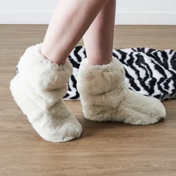La Chaise Longue BOOTS THERMO RELAXANTS FAUSSE FOURRURE Outlet