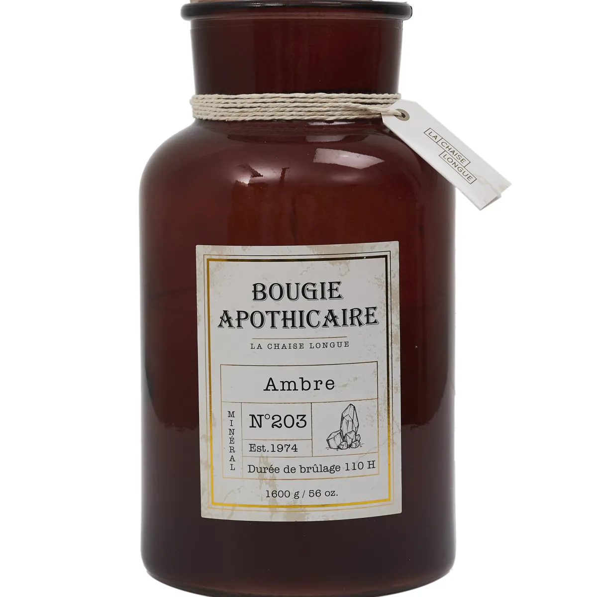 La Chaise Longue BOUGIE APOTHICAIRE AMBRE 25 CM Sale
