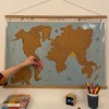 La Chaise Longue CARTE DU MONDE A GRATTER New