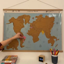 La Chaise Longue CARTE DU MONDE A GRATTER New