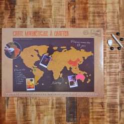 La Chaise Longue CARTE MAGNETIQUE A GRATTER NOIRE Outlet