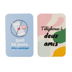 La Chaise Longue CARTES CHALLENGE DIGITAL DETOX Fashion