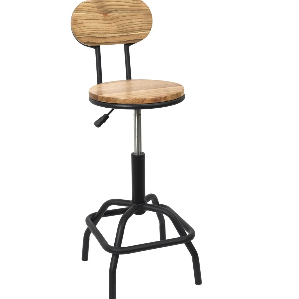La Chaise Longue CHAISE DE BAR REGLABLE BOIS BRUT ACE Cheap