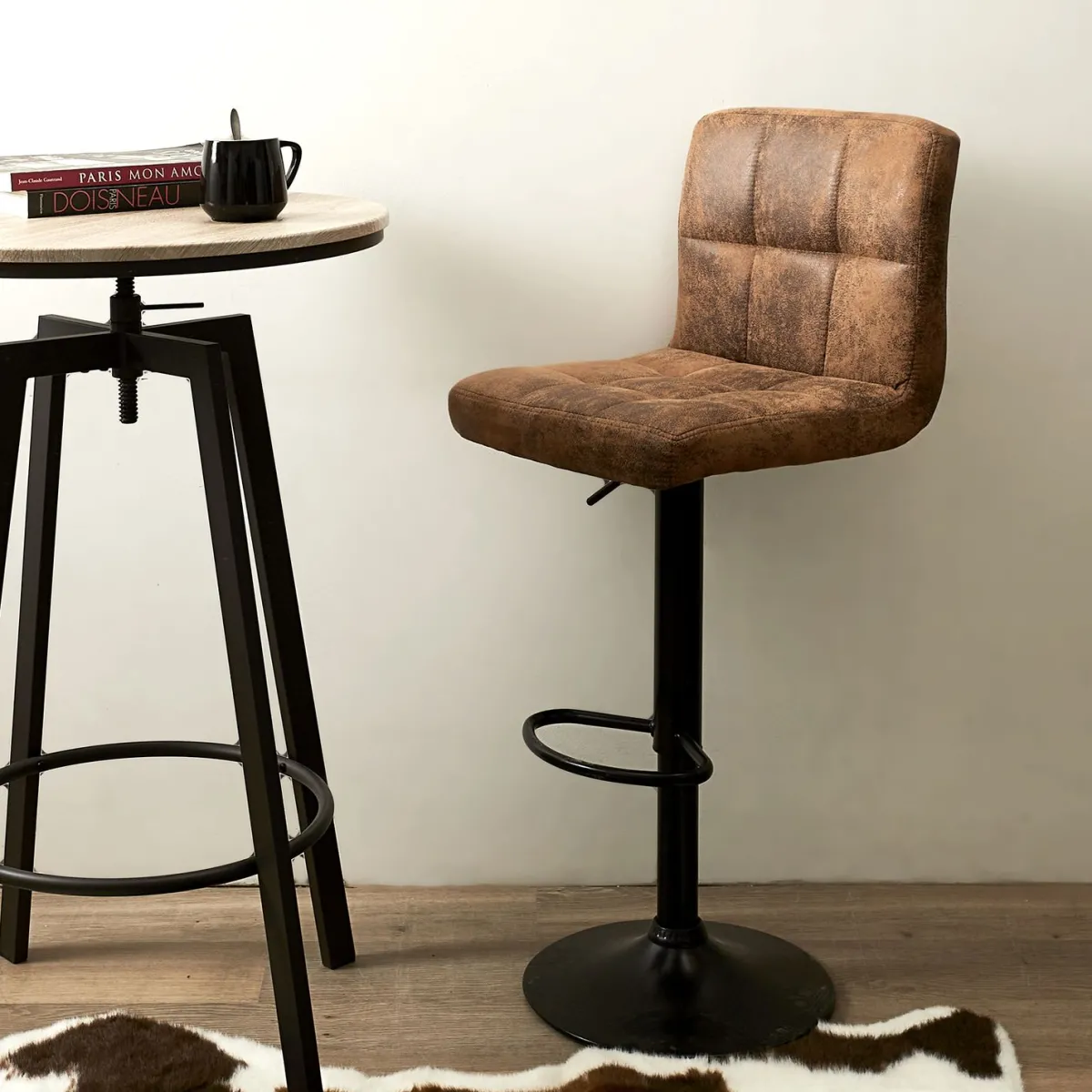 La Chaise Longue CHAISE DE BAR REGLABLE DOWNTOWN - Lot de 2 Discount