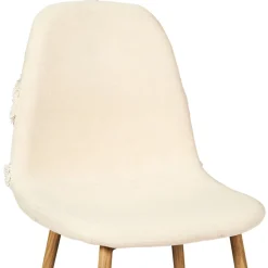 La Chaise Longue CHAISE FARO PIEDS METAL IMITATION BOIS - Lot de 4 Clearance