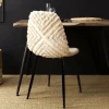 La Chaise Longue CHAISE MORA PIEDS METAL NOIR - Lot de 4 Discount