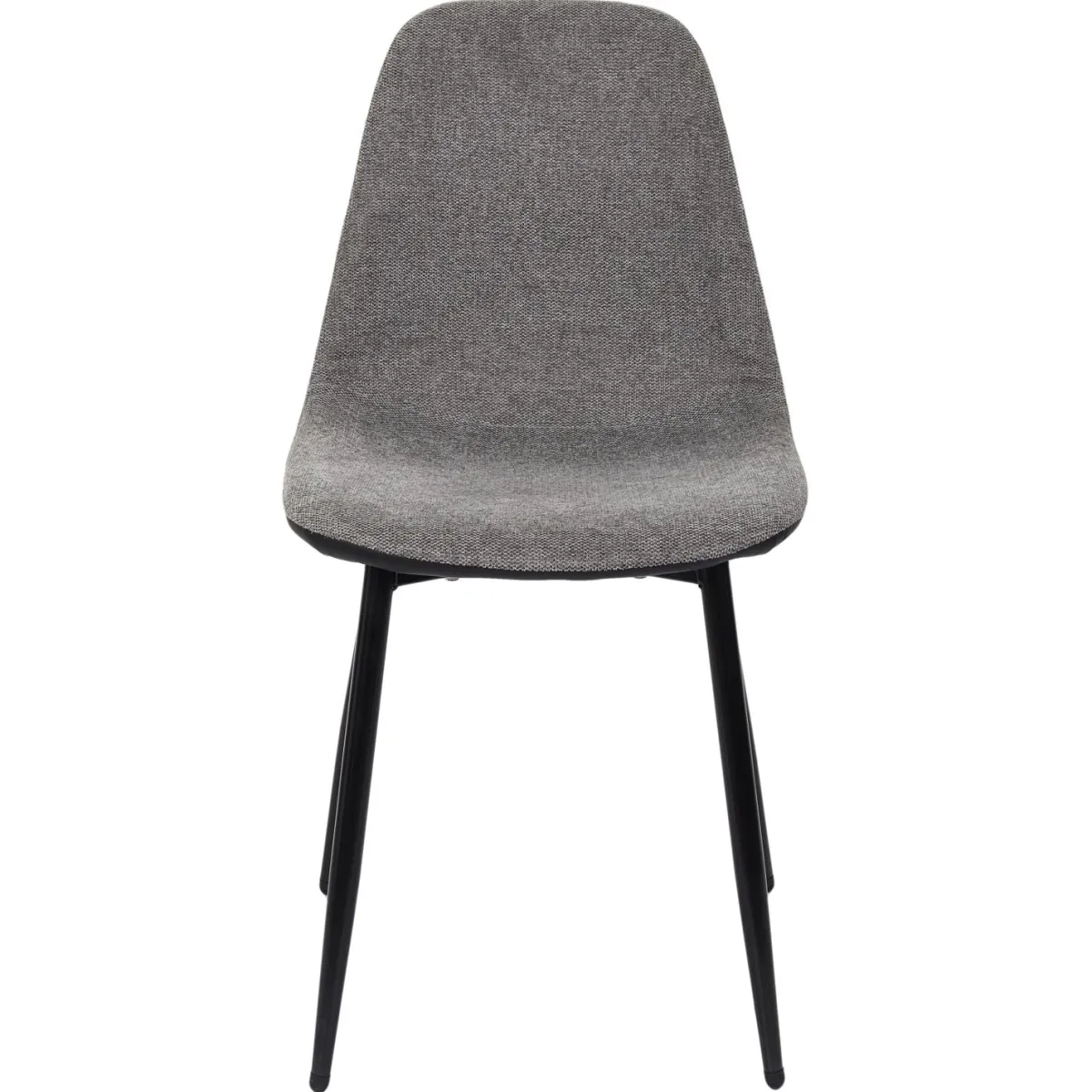 La Chaise Longue CHAISES MEMPHIS GRIS ET NOIR - Lot de 4 New