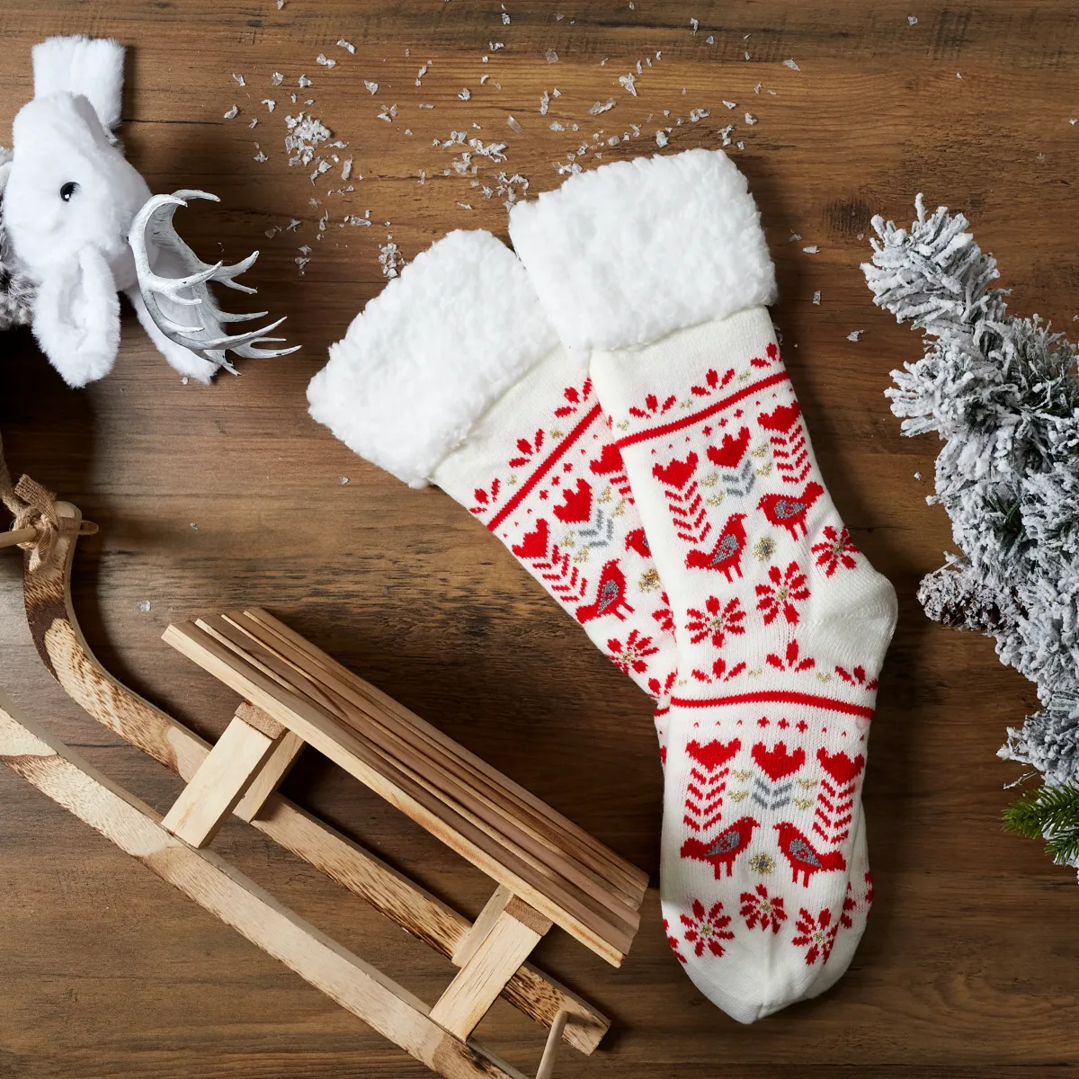 La Chaise Longue CHAUSSETTES CALIN NORDIC FOLK Cheap