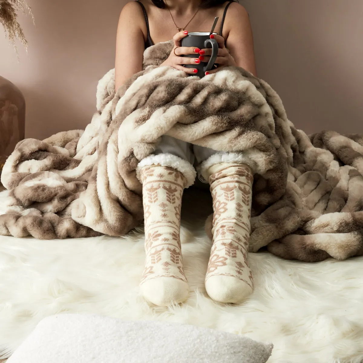 La Chaise Longue CHAUSSETTES JACQUARD HYGGE Cheap