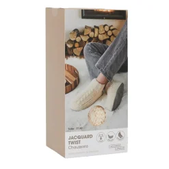 La Chaise Longue CHAUSSONS CHAUSSETTES JACQUARD COSY TIME Outlet