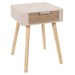La Chaise Longue CHEVET 1 TIROIR EN BOIS ROSE Hot