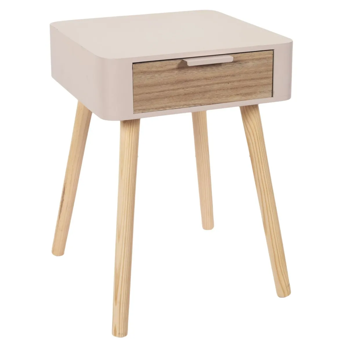 La Chaise Longue CHEVET 1 TIROIR EN BOIS ROSE Hot