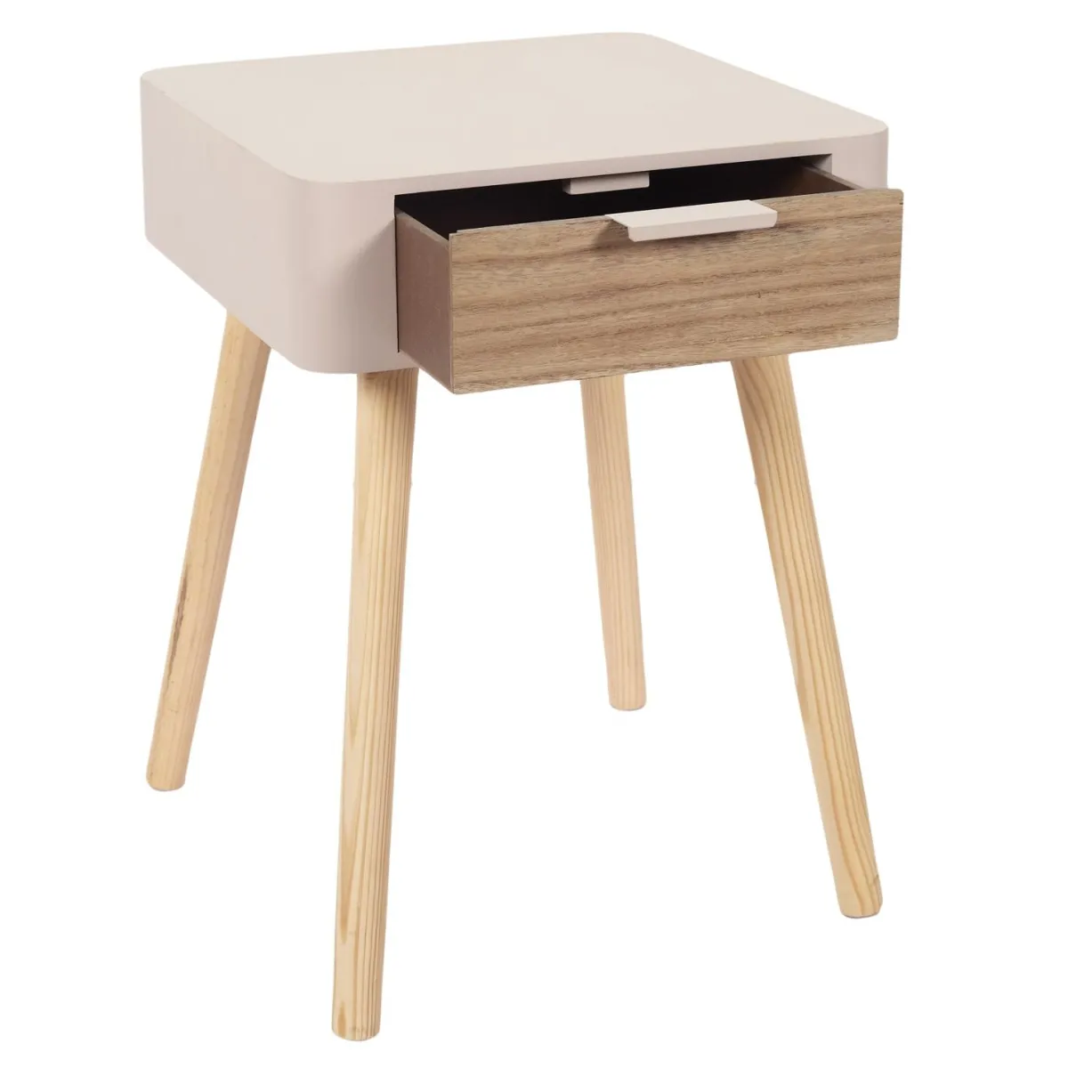 La Chaise Longue CHEVET 1 TIROIR EN BOIS ROSE Hot