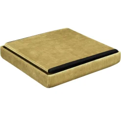 La Chaise Longue COFFRE POUF PLIABLE VELOURS COTELE GIULIA JAUNE Sale
