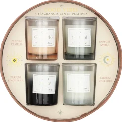 La Chaise Longue COFFRET DE 4 BOUGIES GOOD VIBES Clearance