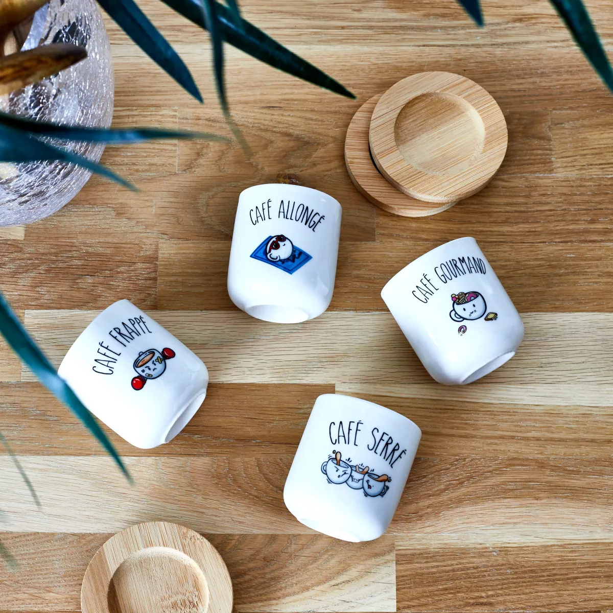 La Chaise Longue COFFRET DE 4 TASSES A CAFE Best