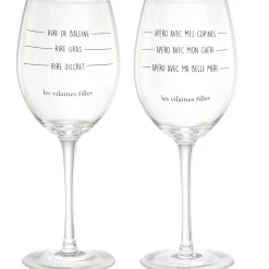 La Chaise Longue COFFRET DE 2 VERRES A VIN NIVEAU Fashion