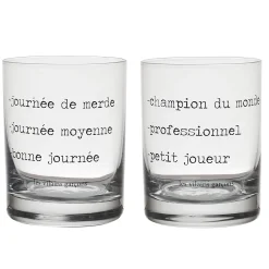 La Chaise Longue COFFRET DE 2 VERRES A WHISKY Clearance