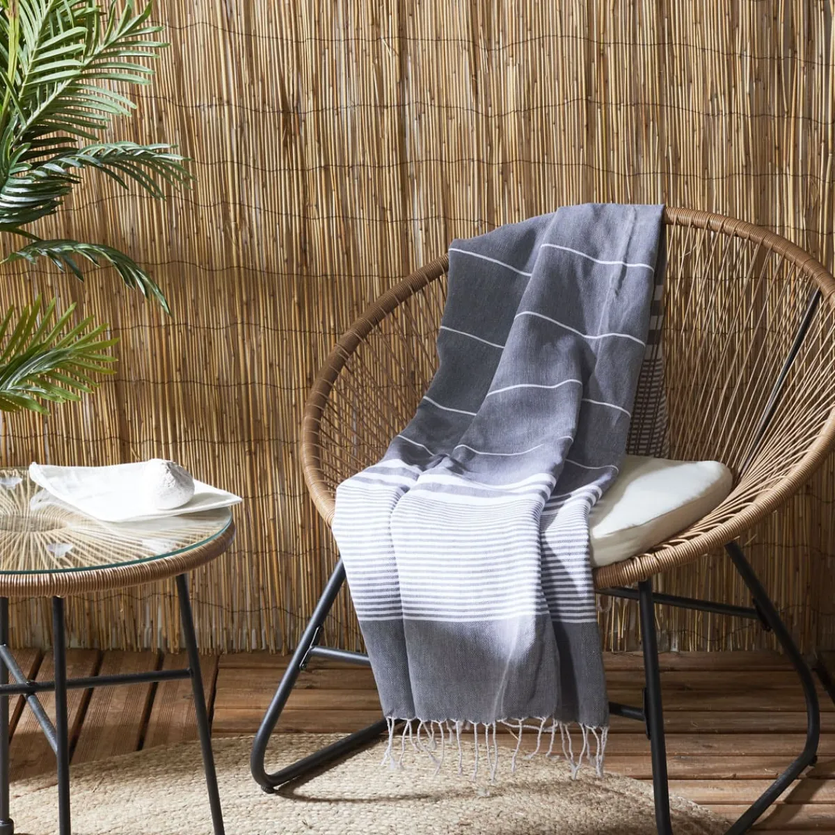 La Chaise Longue COFFRET FOUTA BALI INDIGO Discount