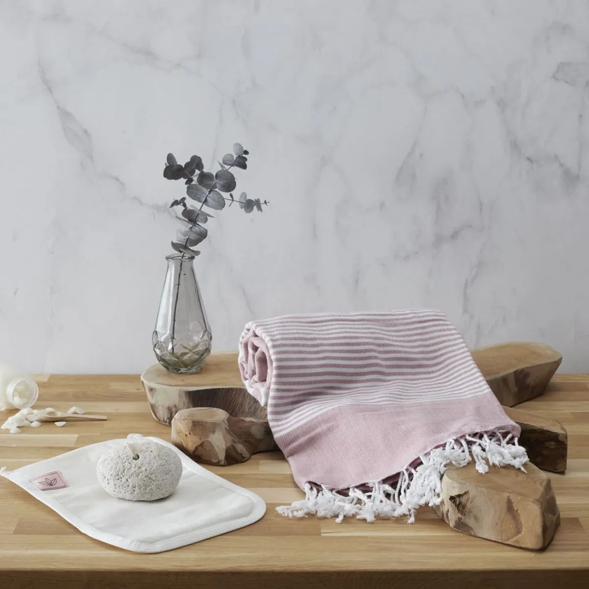 La Chaise Longue COFFRET FOUTA BALI ROSE Cheap