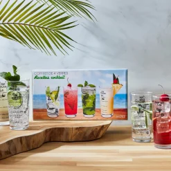 La Chaise Longue COFFRET VERRES RECETTES COCKTAILS Store