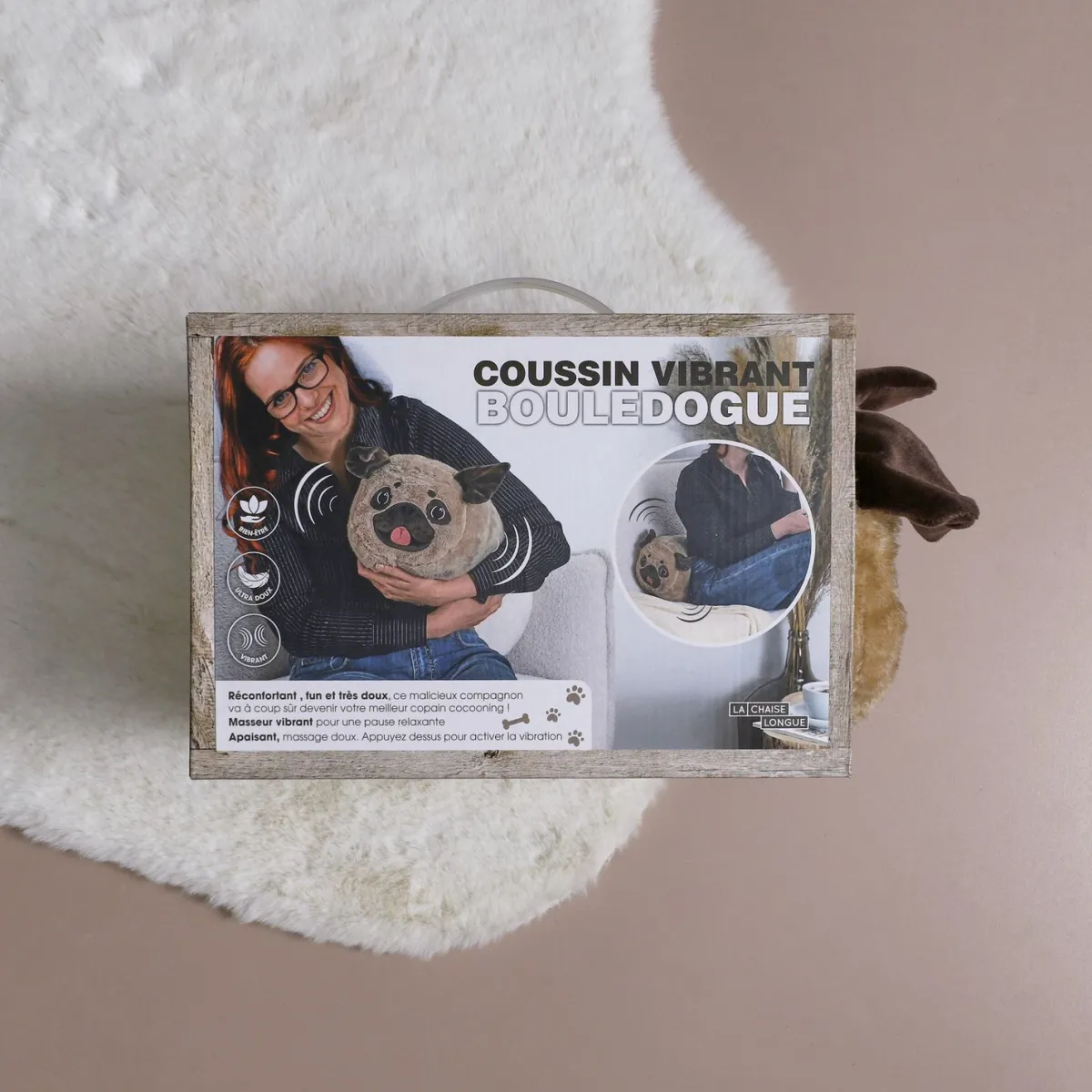 La Chaise Longue COUSSIN VIBRANT BOULEDOGUE Online