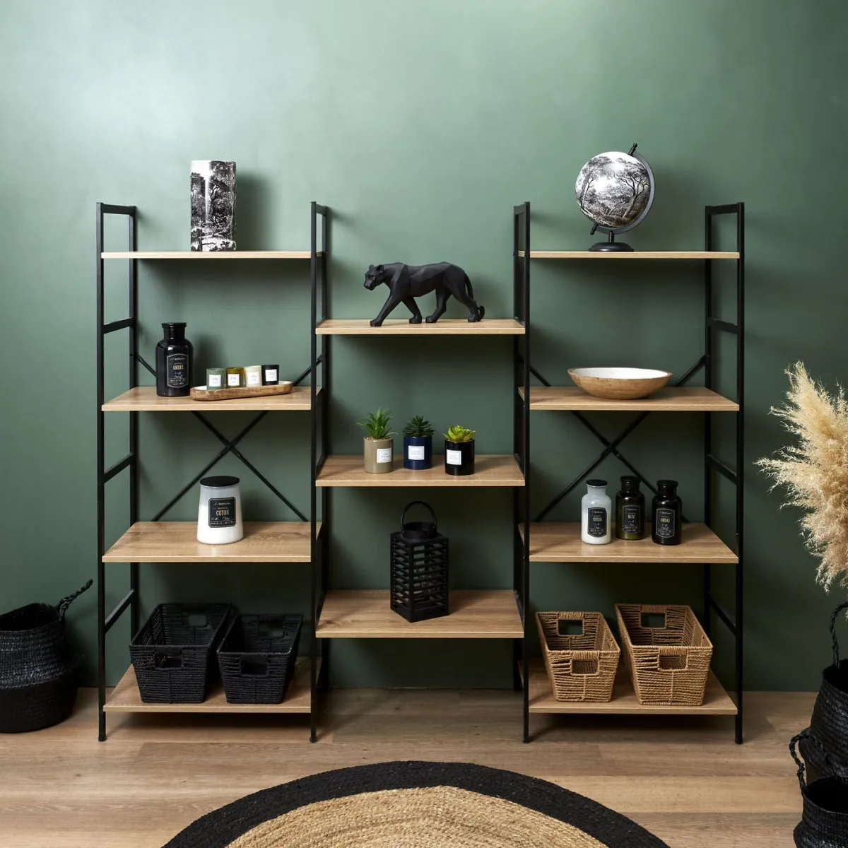 La Chaise Longue ETAGERE INDUS BOIS ET METAL Hot
