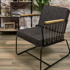 La Chaise Longue FAUTEUIL BENSON MARRON Hot