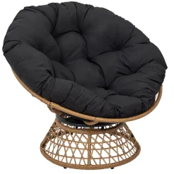 La Chaise Longue FAUTEUIL CANCUN COUSSIN NOIR Best