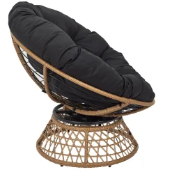 La Chaise Longue FAUTEUIL CANCUN COUSSIN NOIR Best