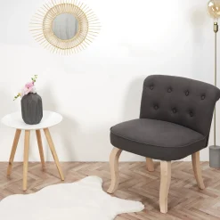 La Chaise Longue FAUTEUIL ELEONOR GRIS Sale