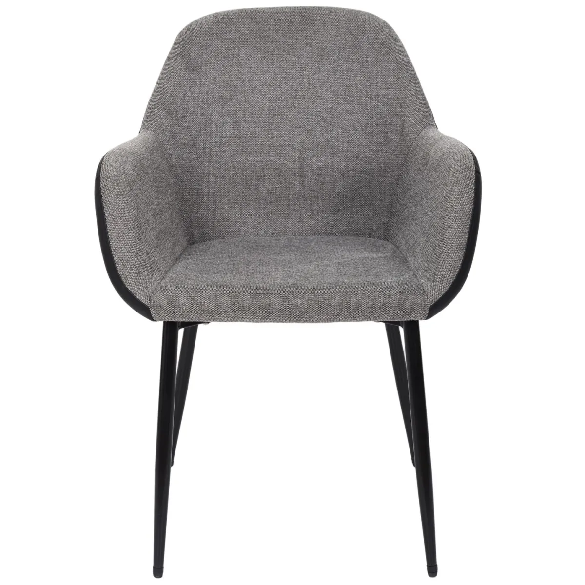 La Chaise Longue FAUTEUIL MEMPHIS GRIS ET NOIR - Lot de 2 Sale