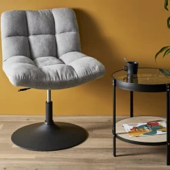 La Chaise Longue FAUTEUIL PIVOTANT ANTON GRIS Cheap