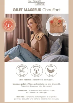 La Chaise Longue GILET MASSEUR CHAUFFANT Fashion
