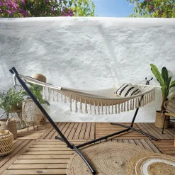 La Chaise Longue HAMAC FRANGES TERRE INCONNUE 285X90CM Hot