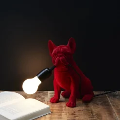 La Chaise Longue LAMPE BOULEDOGUE RED VELVET Cheap