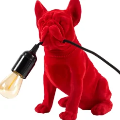 La Chaise Longue LAMPE BOULEDOGUE RED VELVET Cheap