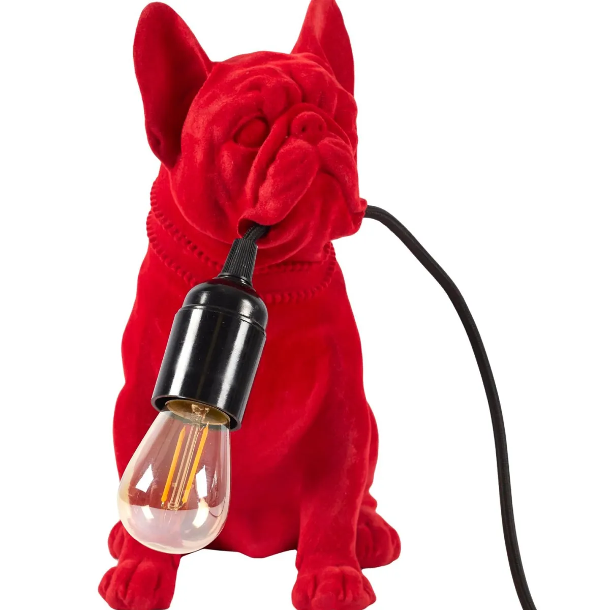 La Chaise Longue LAMPE BOULEDOGUE RED VELVET Cheap