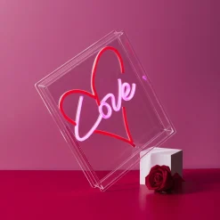La Chaise Longue LAMPE EFFET NEON CŒUR LOVE Discount