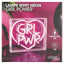 La Chaise Longue LAMPE EFFET NEON GIRL POWER Outlet