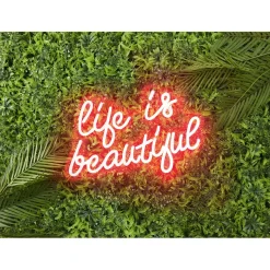 La Chaise Longue LAMPE EFFET NEON LIFE IS BEAUTIFUL New