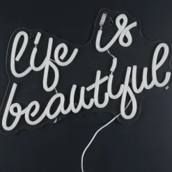 La Chaise Longue LAMPE EFFET NEON LIFE IS BEAUTIFUL New