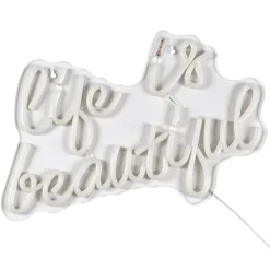 La Chaise Longue LAMPE EFFET NEON LIFE IS BEAUTIFUL New