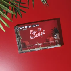 La Chaise Longue LAMPE EFFET NEON LIFE IS BEAUTIFUL New