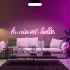 La Chaise Longue LAMPE EFFET NÉON LA VIE EST BELLE Shop
