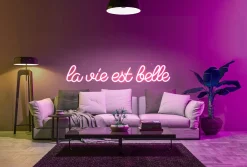 La Chaise Longue LAMPE EFFET NÉON LA VIE EST BELLE Shop