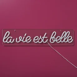 La Chaise Longue LAMPE EFFET NÉON LA VIE EST BELLE Shop