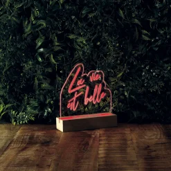 La Chaise Longue LAMPE NEON LA VIE EST BELLE Cheap