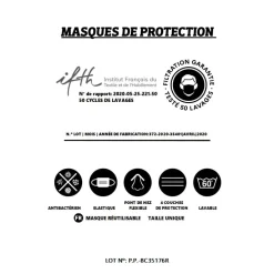 La Chaise Longue MASQUE EN TISSU HIRONDELLE Clearance