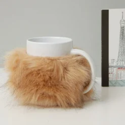 La Chaise Longue MUG FOURRURE AMOVIBLE CHATAIN Outlet